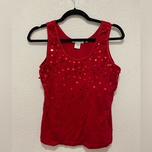 Revlon sequins Cotton Tank